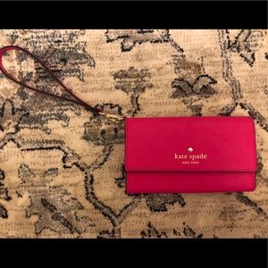 Kate spade wristlet wallet/phone case